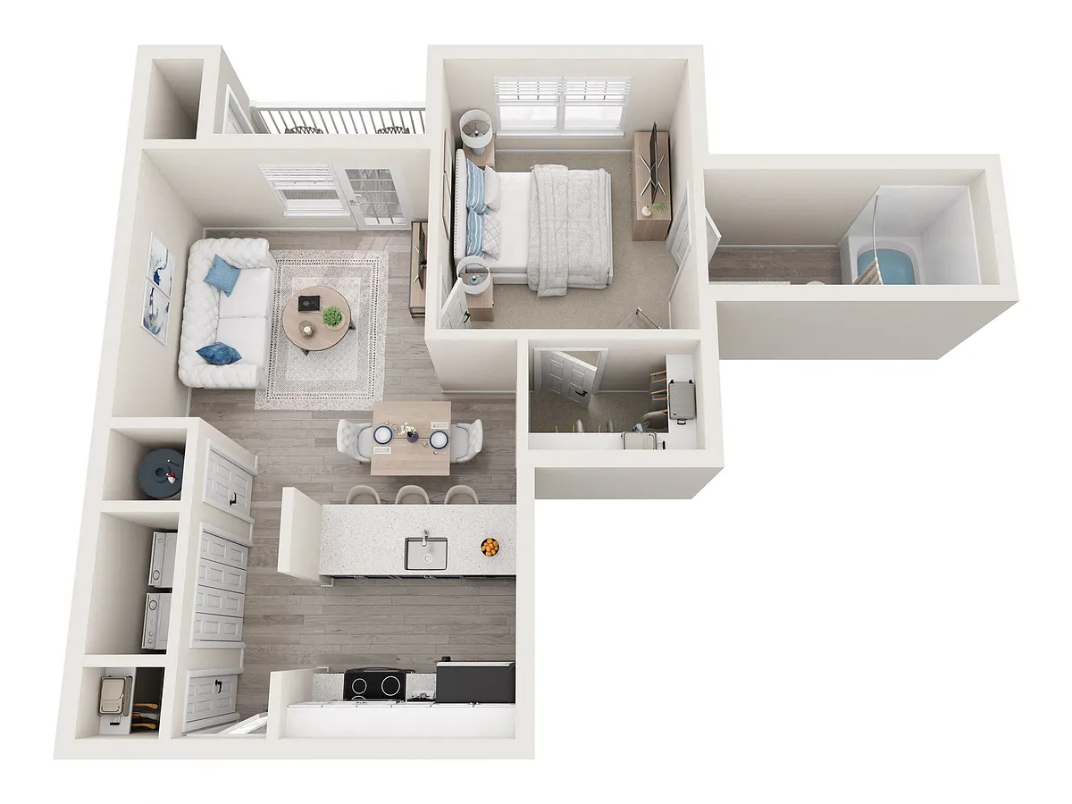Floor plan A1 Renovated