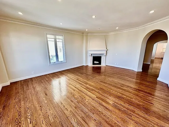 Unit #504 enormous living room!