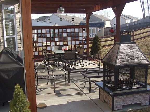 patio with a pergola