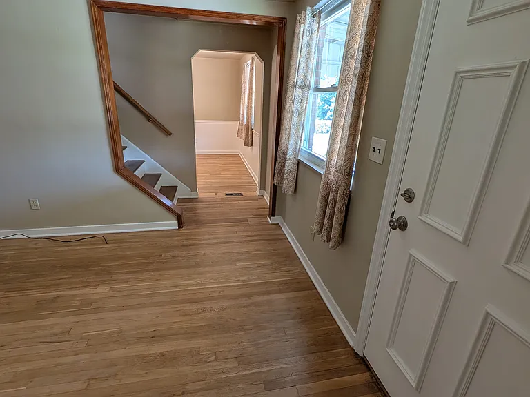 living room looking into dining room