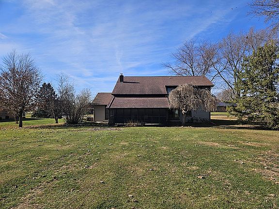 Large, open backyard