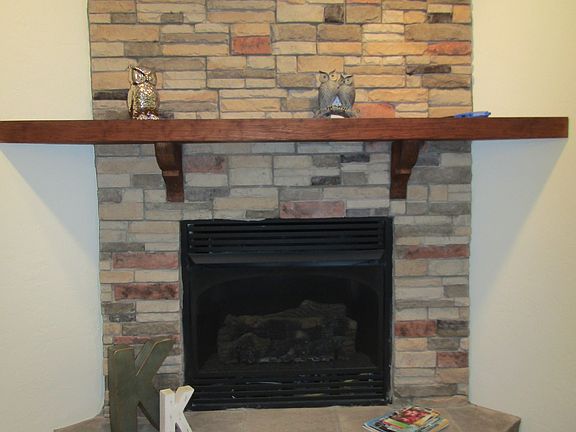Stone Fireplace