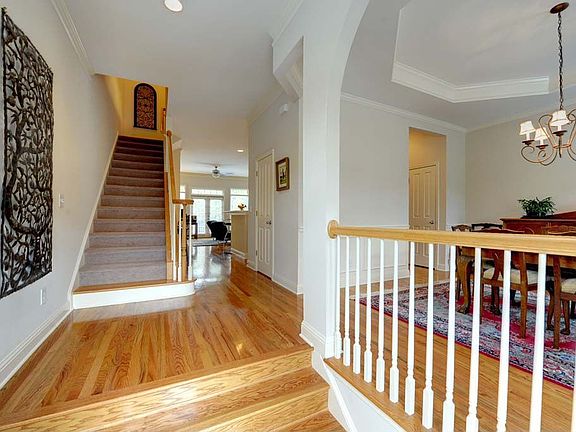 3 bedrooms up, another bedroom suite downstairs.