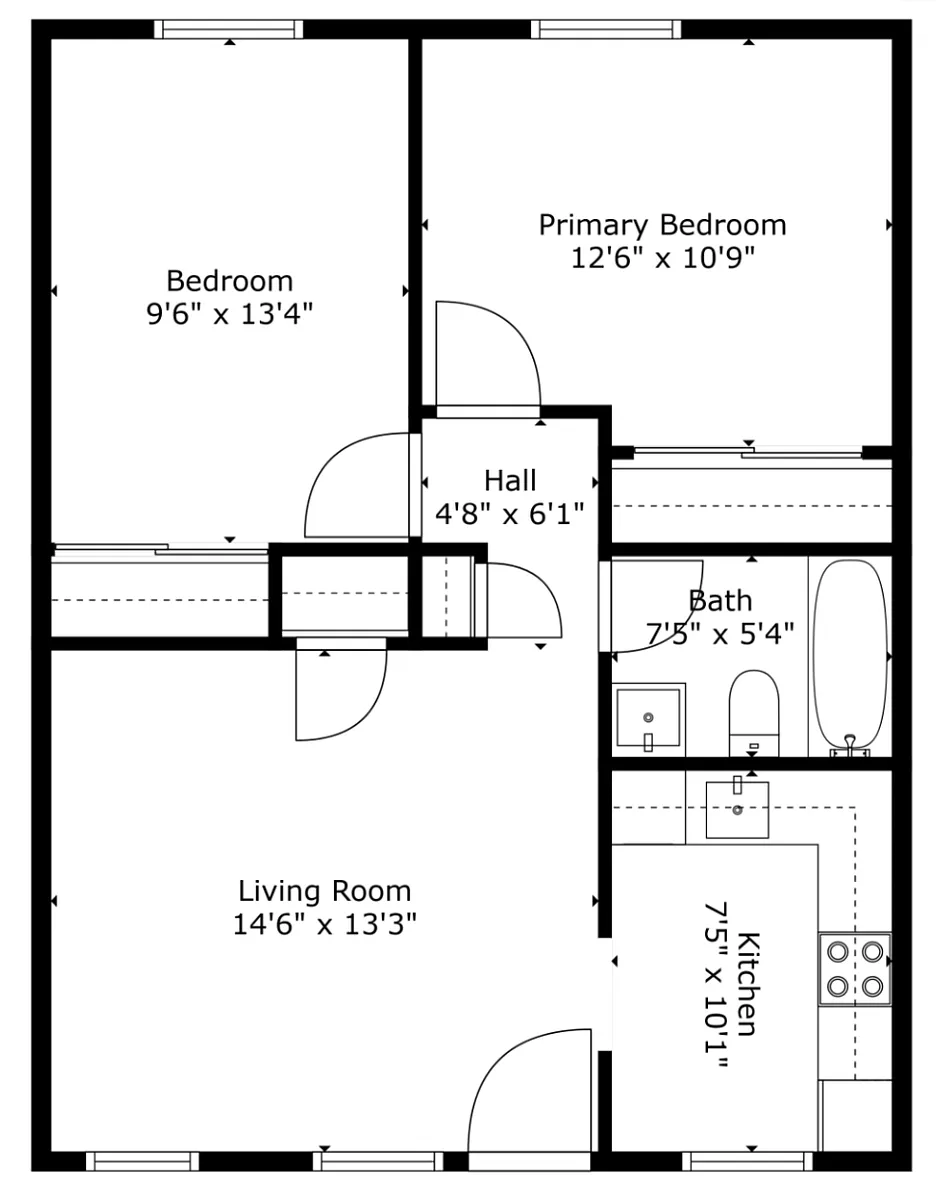 Floor plan 2X1