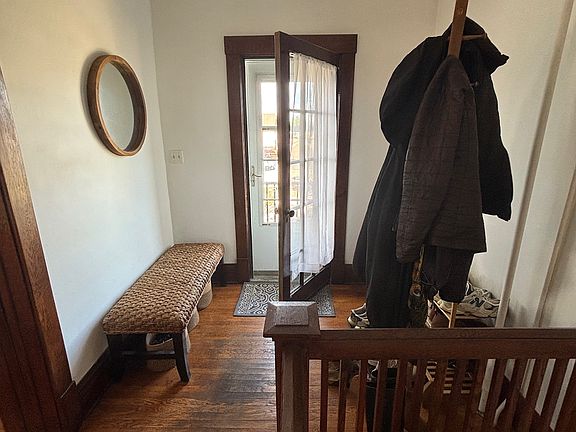 Front Hallway. Door to Balcony