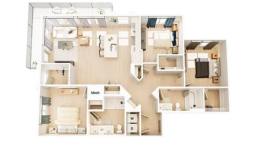 Floor plan C1-HC