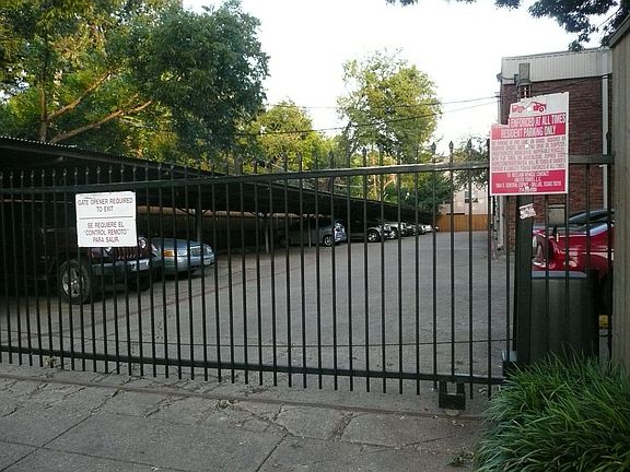 View into Parking Lot.
