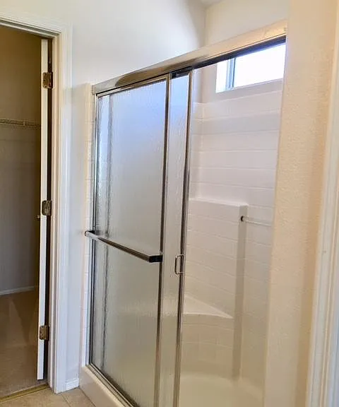 Master shower
