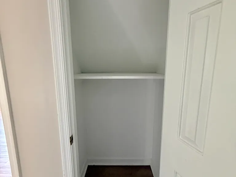 Additional pantry space, located right off kitchen area