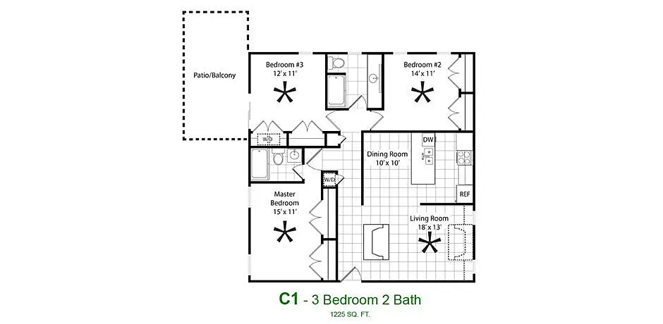 Floor plan C1