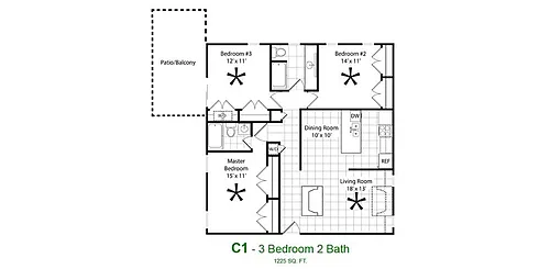 Floor plan C1