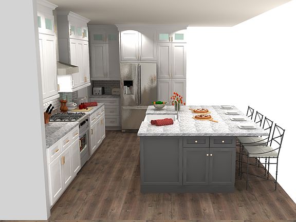 Computer generated layout