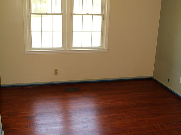 Newly refinished hardwoods