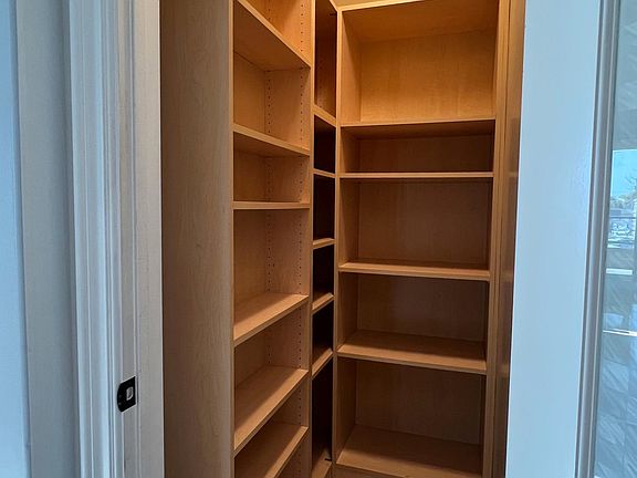 Inside of walk-in pantry.