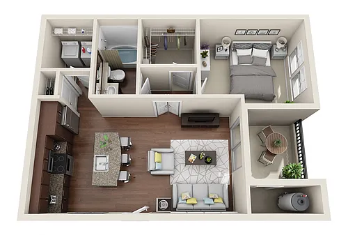 Floor plan A1B