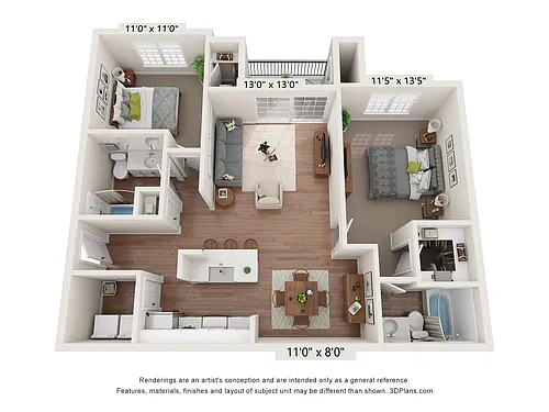 Floor plan B5R