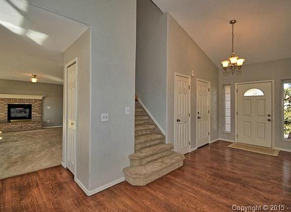 Elegant Entry with Hardwood Floor