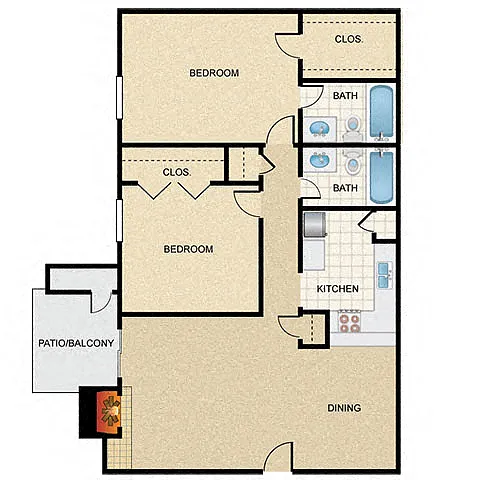 Floor plan B1