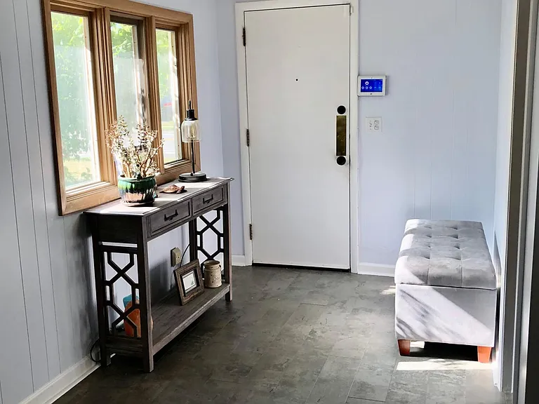 Entrance from garage