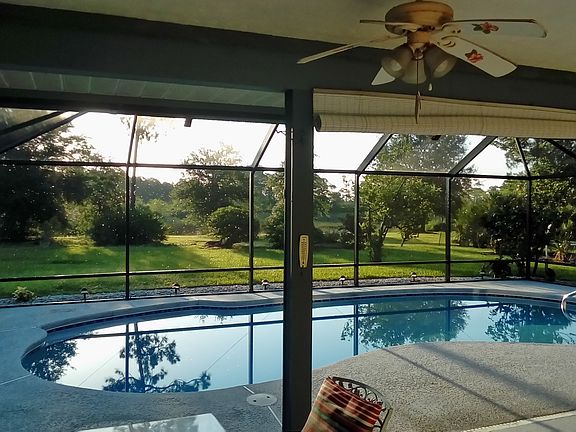 Beautiful backyard view