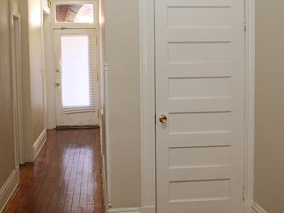 Entrance Hallway view Front Door and Hallway Closet