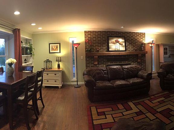 Family room fireplace