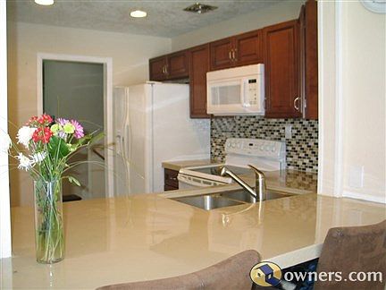 Kitchen view from dining room