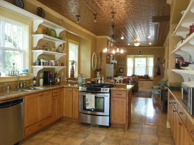 Fuller kitchen view