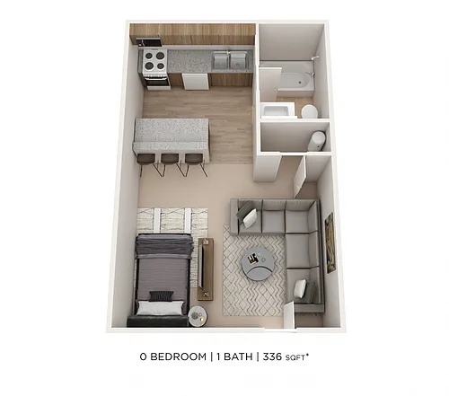 Floor plan Studio