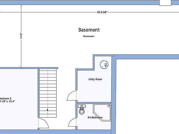 Basement floorplan