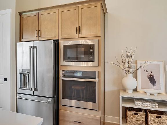 Kitchen with built-in appliances