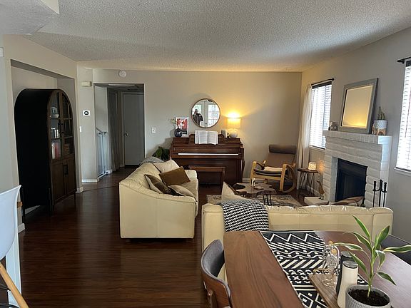 living room and dining room