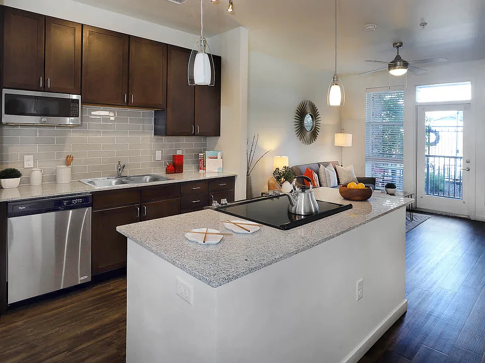 Kitchen with Stainless Steel Appliances and Granite Countertops