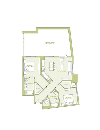 Floor plan B61