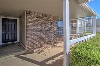 Such a lovely front porch--with some shrubs for privacy!