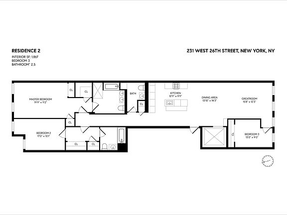 3rd image of 231 W 26th St APT 2
