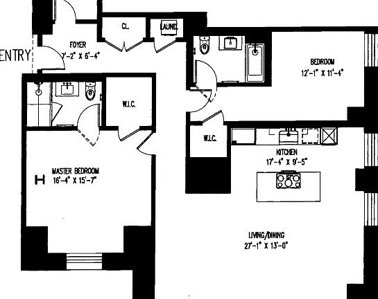 2nd image of 425 W 50th St APT 12C