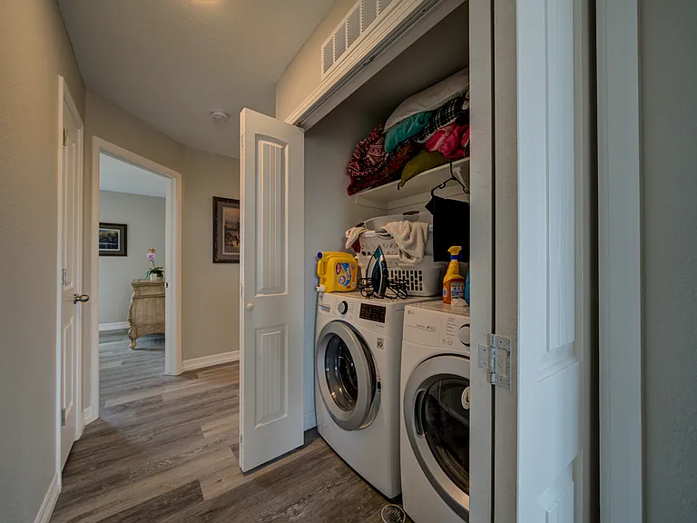 Washer and dryer included