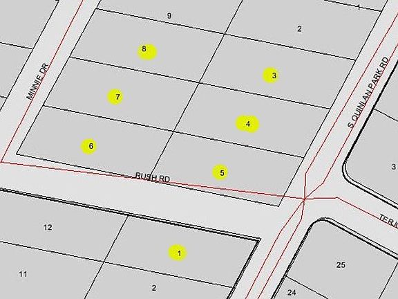 7 lots highlighted in yellow for sale
