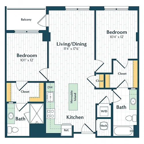Floor plan C1-A