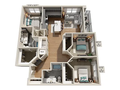 Floor plan C1