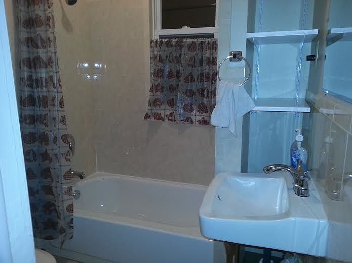 Tiled bathroom