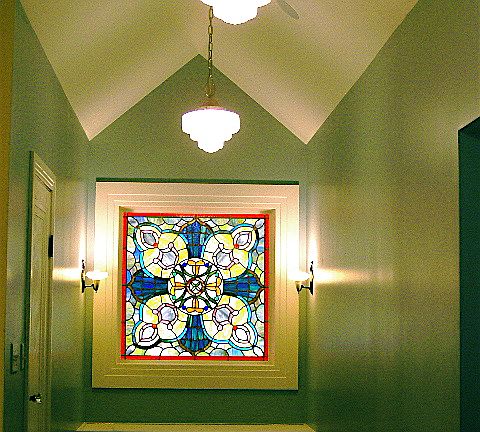 upstairs hall detail