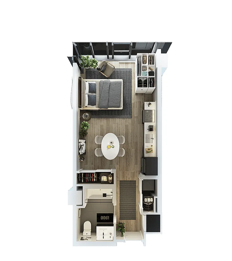 Floor plan Studio-LT-05