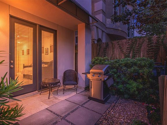 Cozy back patio, just the right amount of space to grill your favorite meal!