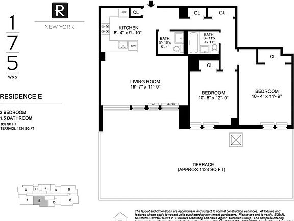 2nd image of 175 W 95th St APT 3E