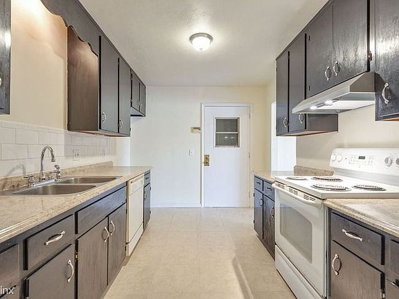 Kitchen connected to the garage