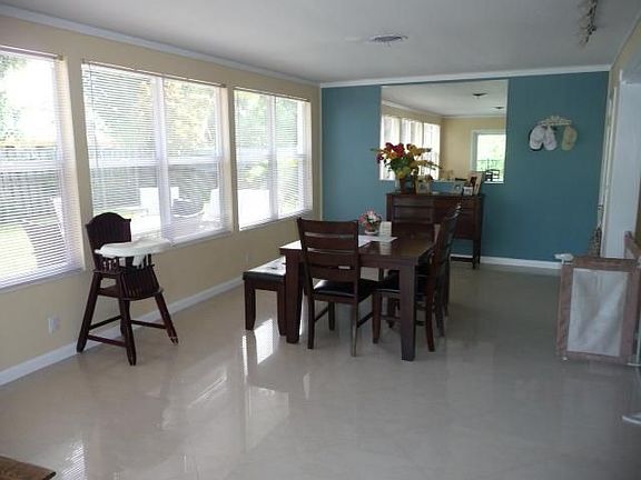 lg fam. room with Porcelian floors