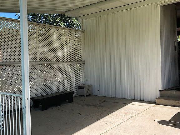 Large covered patio.