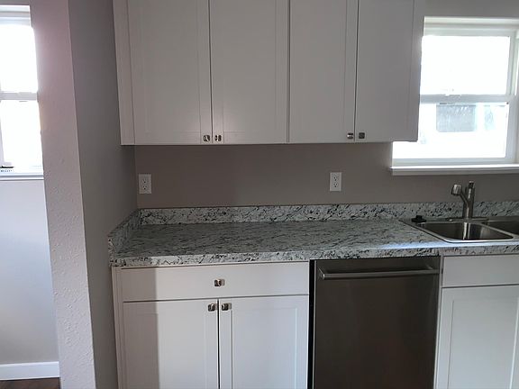 Lots of kitchen storage and natural light.